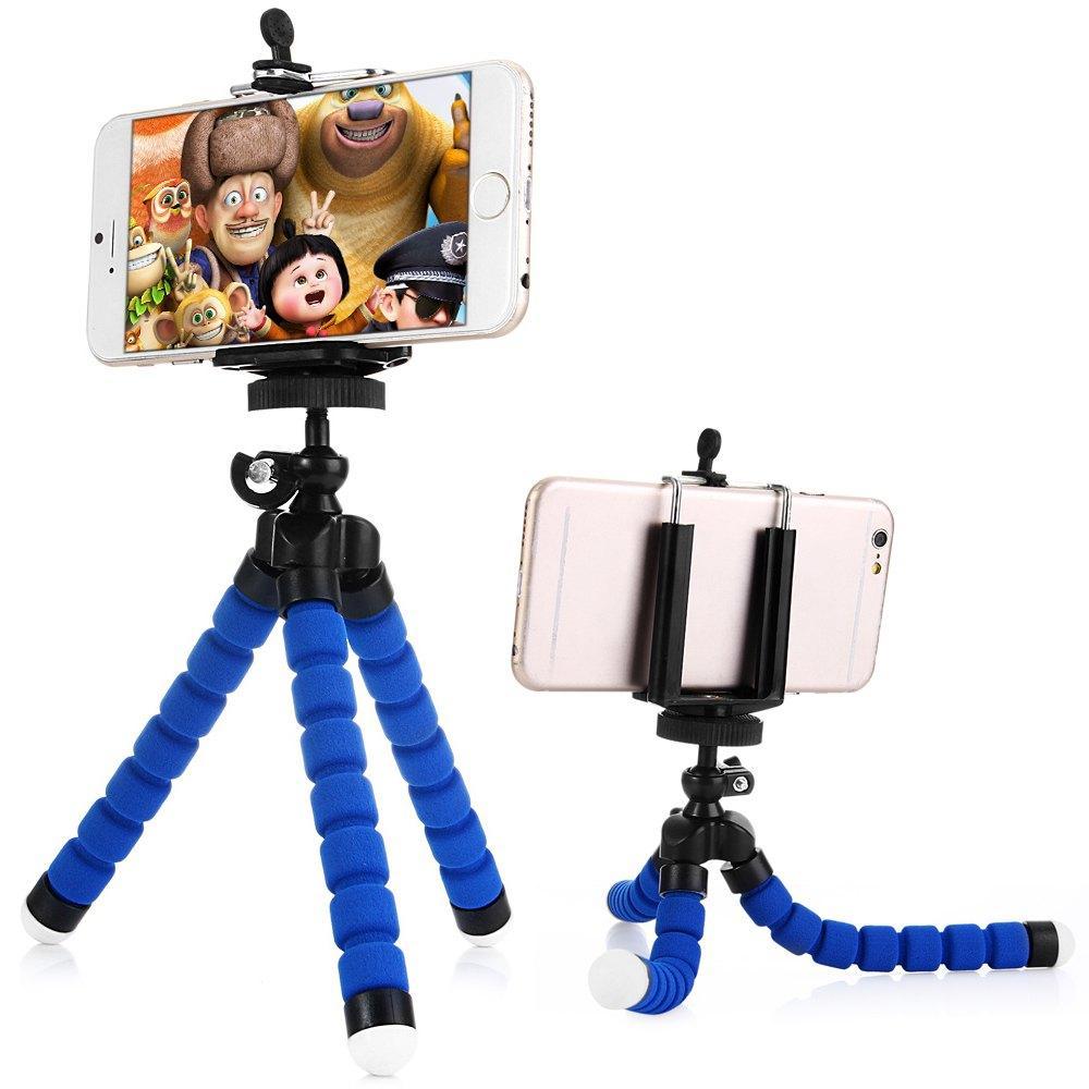 Universal Cell Phone Tripod with Mount Adapter-Blue-Theone Apparel