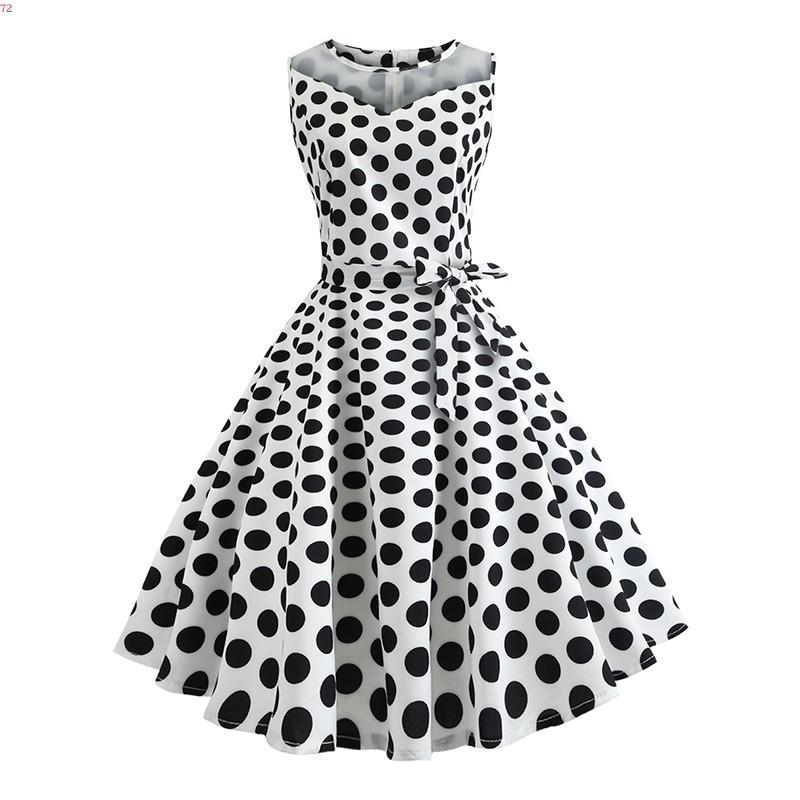 Robe imprimée à pois