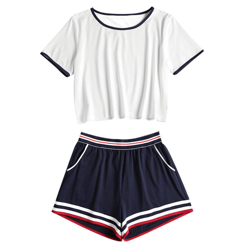 Sportliches Americana Nautical Shorts Set