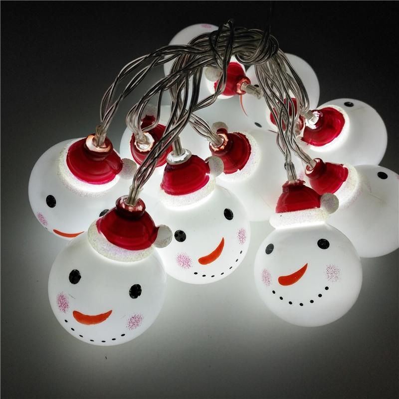 Memimpin ornamen pohon Natal snowman