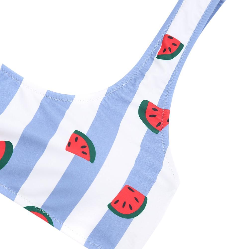 Adorable Watermelon Striped Bikini Set - THEONE APPAREL