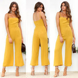 Ankle Length Spaghetti Strap Body Suit - THEONE APPAREL