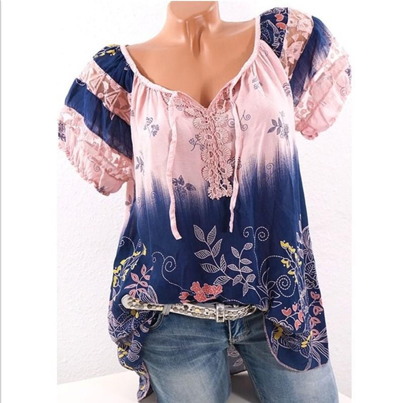 Bohemian Embroidery Casual Fit Top - THEONE APPAREL