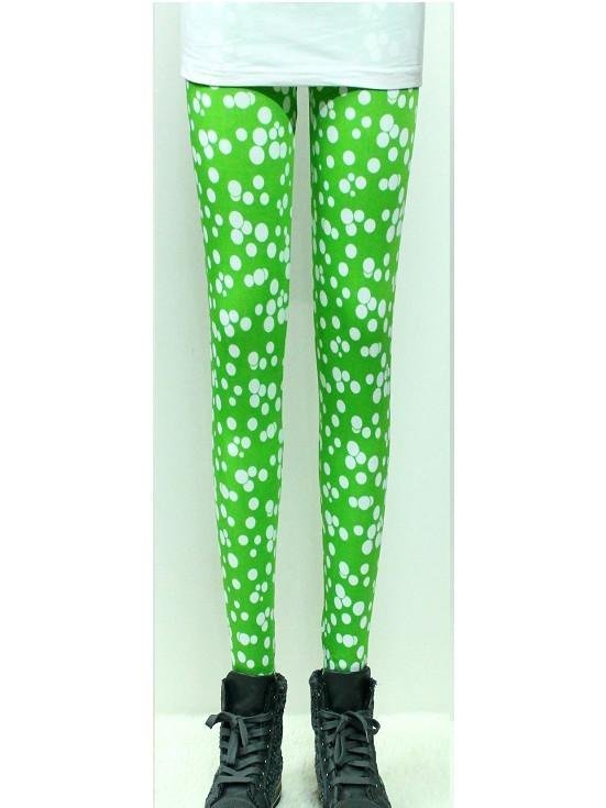 Bounds of Bubbles Printed Fashion Leggings - THEONE APPAREL