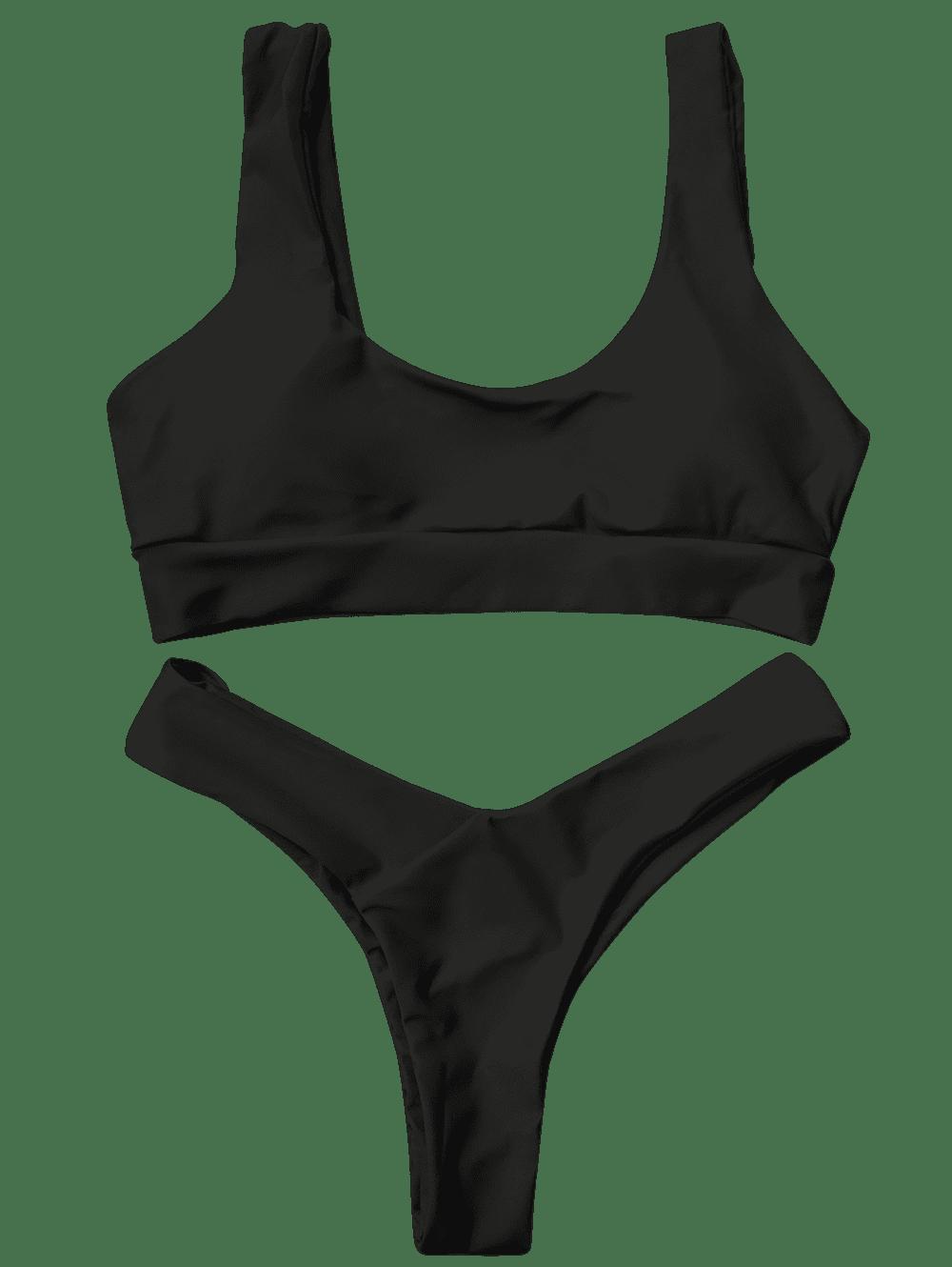 Bralette U Neck Thong Bikini - THEONE APPAREL